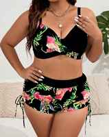 Solid Trader Robe de plage pour femme, imprimé feuilles tropicales, en mousseline douce, coupe décontractée, élégante, pour vacances d'été