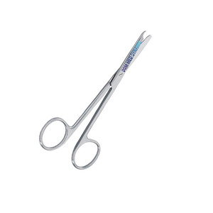 Ciseaux à tissus courbés en acier inoxydable Dom Med Dynamics Dental Spencer pour la retraitement des sutures, instrument chirurgical manuel réutilisable - Product Image 6
