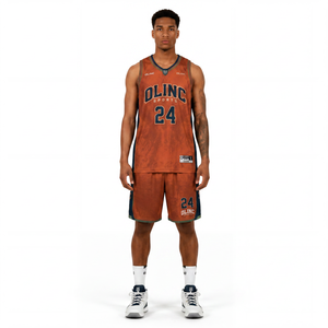 Ensemble d'uniformes de basketball rétro authentiques personnalisés pour hommes, maillot et short en maille 140 GSM, vente en gros, fabricant OEM, motif uni - Product Image 1