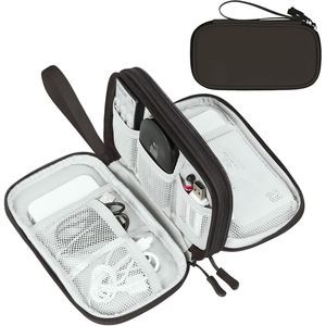 Borsa da Viaggio Portatile Impermeabile a Doppio Strato per Organizzare Accessori Elettronici e Cavi - Product Image 1
