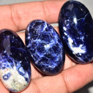 Sodalita Lingam de primera calidad hecha a mano, Shivling de sodalita - Product Image 4