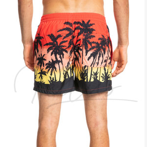 กางเกงขาสั้นลำลองชายหาดลายพิมพ์ลายทาง แห้งเร็ว กันน้ำ มีเชือกผูกเอว ขายส่ง พิมพ์ลายแบบรีดร้อน - Product Image 6