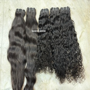 Nandee House-Extensiones de Cabello Humano, Extensiones de Cabello Brasileño de Doble Trama, Remy Indio, Afro, Ondas Rizadas - Product Image 2