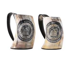 100% Premium Quality buffalo horn <b>mug</b> - Product Image 2