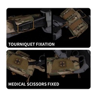 Trousse de premiers secours, pochette médicale, sac de survie tactique d'urgence, compatible Molle, sac médical de traumatologie pour le camping et la chasse