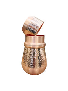 Gobelet en cuivre pur, grande capacité, durable, écologique, prix abordable, personnalisable, pour usage domestique, finition antique - Product Image 2