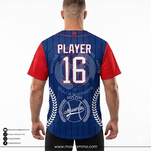 Camiseta de béisbol personalizada con impresión OEM, uniforme deportivo para equipo, camiseta de béisbol sublimada, transpirable y que absorbe la humedad, para unisex. - Product Image 2