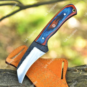 Cuchillos de Supervivencia y Caza de Hoja Fija Tipo Pico de Halcón, Hechos a Mano, de Acero al Carbono de Grado Industrial, Venta al Por Mayor, Soporte para Personalización OEM/ODM - Product Image 4