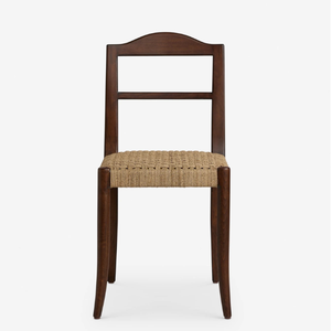 A best-selling furniture piece featuring the Isabelle <b>Dining</b> <b>Chair</b> with <b>natural</b> weaving a simple modern design by Heidi Caillie - Product Image 1