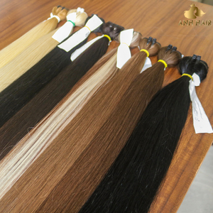 Cabello Liso a Granel para Trenzas - Multicolor, Negro Natural, Marrón, Rubio, 100% Cabello Humano Vietnamita Virgen, Procesamiento Personalizado al por Mayor - Product Image 3