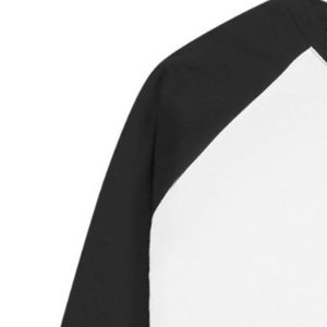 <b>Men's</b> Premium Two Tone Long Sleeve T <b>Shirt</b> Color Contrast Casual Streetwear Cotton Top OEM ODM Wholesale Manufacturer - Product Image 5