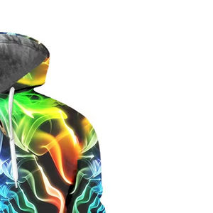 เสื้อฮู้ดดี้ผู้ชายดีไซน์ล่าสุด พิมพ์ลายแบบซับลิเมชั่น ผ้าฝ้าย 100% คุณภาพสูง ระบายอากาศได้ดี สวมใส่สบาย ขายดี กำลังเป็นที่นิยม - Product Image 5