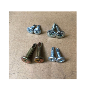 Tornillos autoperforantes de Zinc negro con cabeza avellanada Hex Drive Acero Rosca estándar DIN Categoría de producto Tornillos - Product Image 1