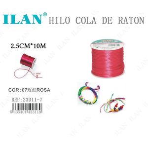 Filo per braccialetti 2.5mm 10m Rosa Fucsia per braccialetti e lavori manuali - Product Image 3