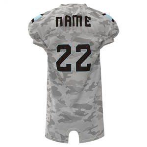 Uniforme de football américain athlétique, jersey extensible confortable et pantalon durable pour les joueurs professionnels des écoles, nom et numéro - Product Image 3