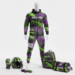 Uniforme de Práctica de Fútbol Americano, Tela de Malla Resistente, Unisex, Tallas Grandes, Colores Personalizados para el Equipo, Jersey de Fútbol Antibacteriano Unisex - Product Image 1