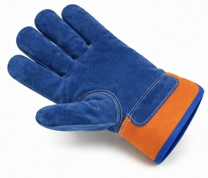 Durable Breathable Flexible Leather Canadian Rigger Gloves with Anti-Slip Heat Resistant Reinforced Cuff for Active Duty Use - Product Image 2