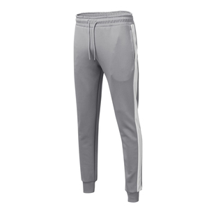 Ensemble survêtement homme hiver haute qualité avec sweat à capuche zippé et pantalon évasé, personnalisable, 100% coton molletonné respirant, logo rouge - Product Image 5