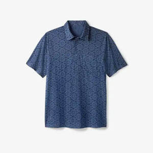 เสื้อโปโลลำลองคุณภาพสูงสำหรับผู้ชาย แบรนด์คุณภาพ ผ้ายืด สแปนเด็กซ์ ลายพิมพ์ซับลิเมชั่นใหม่ แห้งเร็ว เหมาะสำหรับกีฬากอล์ฟ - Product Image 2