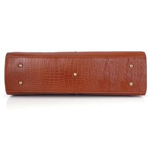 Sac fourre-tout décontracté en cuir avec fermeture éclair, deux bretelles, style classique, grande capacité, pour voyage et usage quotidien, marron pour femme - Product Image 2