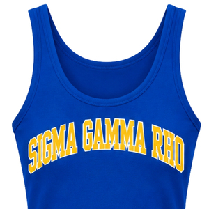 Camiseta sin mangas con letras griegas Sigma Gamma Rho para mujer, ropa informal sin mangas, ropa personalizada para hermandades, ropa deportiva, moda - Product Image 3