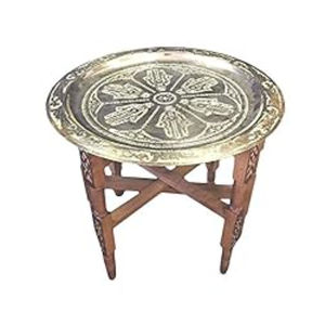 Mesa Decorativa Moderna de Diseño Creativo, de Metal de Lujo, para el Hogar, Hotel, Sala de Estar, Estilo Marroquí, Hecha en India - Product Image 2