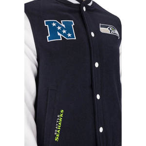 Blouson Bomber Varsity Formel Unisexe en Laine avec Manches en Laine Brodé en Chenille Personnalisé et Logo Frontal - Product Image 2