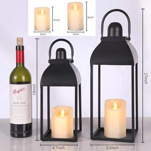 Lanterne en métal au design unique et écologique pour la décoration de la maison, les mariages, les fêtes et l'éclairage extérieur de jardin - Product Image 5