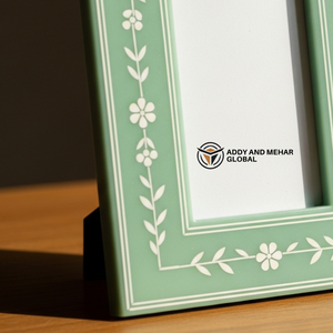 Artisanal Floral Inlay <b>Picture</b> wood <b>Frame</b> High-End Handicraft Decorative <b>Frame</b> <b>for</b> Modern Interior Styling Home Decor <b>Frames</b> - Product Image 5