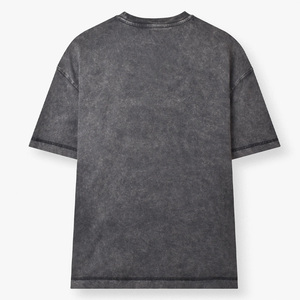 เสื้อยืดโอเวอร์ไซส์ผู้ชายสั่งทำขายส่ง ผ้าฝ้ายพรีเมียมเนื้อหนา สตรีทแวร์ ทรงไหล่ตก พิมพ์ลายโลโก้ตามแบบ - Product Image 1