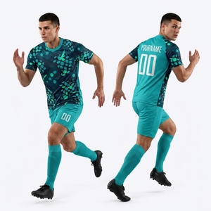 Custom Unisex Soccer Uniforms Breathable Sublimated Football Jersey Set All Ages Team League Match Day Athletic Apparel - Product Image 6