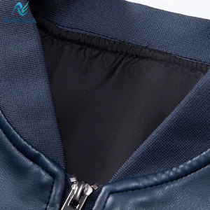 Veste d'hiver en cuir de vache pour homme moderne, confortable, décontractée, finition lisse, légère, écologique, poches zippées sécurisées, mode intemporelle - Product Image 5