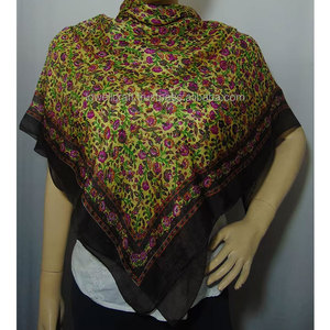 Elegante Pañuelo de Seda con Estampado de Flores Pequeñas para Mujer, Pañuelo de Cabeza de Seda con Diseño Floral de Primera Calidad, Pañuelo de Cuello Moderno y Elegante - Product Image 4