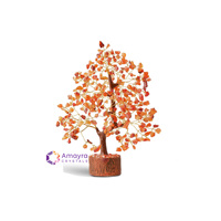 Pot de fleurs décoratif en bois fait main avec 300 perles de cornaline rouge, thème mascotte, pierres naturelles, étanche, vente en gros