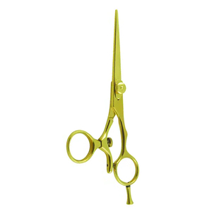 Ciseaux de barbier les plus vendus, couleur or titane, lames affûtées et durables, anneau réglable, ciseaux de barbier - Product Image 4
