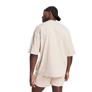 Conjunto Deportivo de Verano para Hombre, Transpirable, de Algodón, Camiseta de Manga Corta con Pantalones Cortos Estampados, Ropa Casual para Fitness y Jogging - Product Image 6