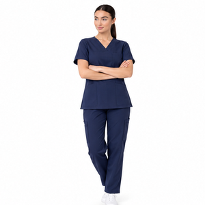 Ensemble de Tenues Médicales Confortables pour Femmes : Blouse et Pantalon Extensibles pour Hôpitaux et Cliniques – Vêtements de Travail Professionnels pour Soignants - Product Image 5