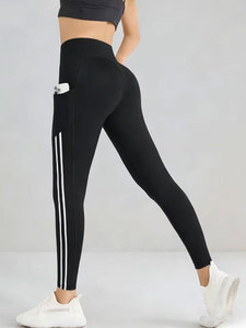 Women's Hip Lift High Waist Yoga <b>Leggings</b> pants High Elastic Quick Dry Gym Running Fitness Athletic <b>leggings</b> Pants sport wear - Product Image 4