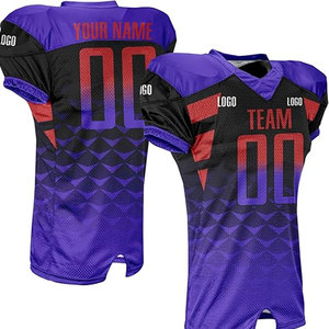 Maillot de football américain pour homme, séchage rapide, pour entraînement sportif, couleur personnalisée - Product Image 1