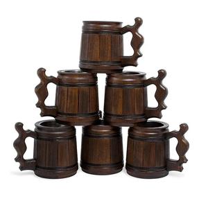 Tazas de Madera Sólida de Lujo de Alta Demanda para Té, Café y Bebidas, Artículos Ecológicos para Beber, Suministros de Cocina al por Mayor FWE - Product Image 6