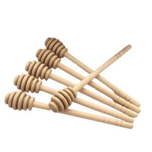 Handmade Wooden Honey Dipper Spoon <b>For</b> Organic Honey <b>Jar</b> Drizzling Kitchen Dining Table Serving Supplies - Product Image 6