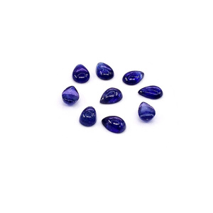 Pera de Zafiro Azul Natural de Bangkok Calibrada de 6x8mm, Gema de Zafiro Azul Natural Suelta - Product Image 4