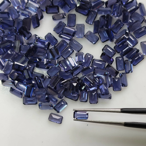 พลอยไอโอไลต์สีม่วงธรรมชาติ 5x3 มม. ทรงแปดเหลี่ยม คุณภาพดีที่สุด พลอยหลวมแบบเปลี่ยนสีได้ สำหรับทำเครื่องประดับ ผลิตภัณฑ์จากเรดเมาน์เทน เจมส์ - Product Image 6