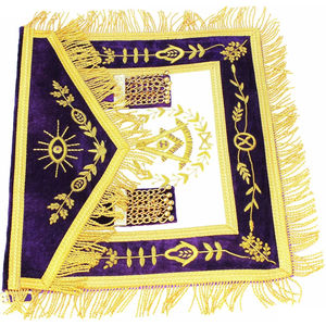 Nuevo Delantal Masónico de Alta Calidad Hecho a Medida con Diseño de George Washington 2025 para Maestro Masón de la Logia Azul - Product Image 4