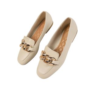 Zapatos de Cuero para Mujer al por Mayor, Punta Redonda, Cuero Genuino, Calzado Clásico de Moda, Fabricante, Suministro Global - Product Image 4