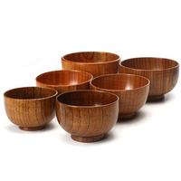 Bol en bois fait main très demandé avec finition lisse pour salade, riz, soupe, fruits, cuisine, salle à manger, disponible au meilleur prix