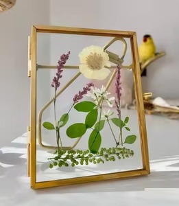 Premium Quality Metal Glass Photo <b>Frame</b> Elegant Tabletop <b>Frame</b> <b>Clear</b> Glass <b>Picture</b> Display Modern Home Decor Item - Product Image 4