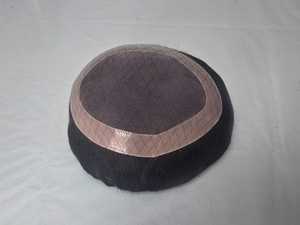 Demi-perruque pour homme, système de toupet en cheveux humains indiens, ondulation naturelle, base mono souple, fabriqué au Bangladesh - Product Image 4