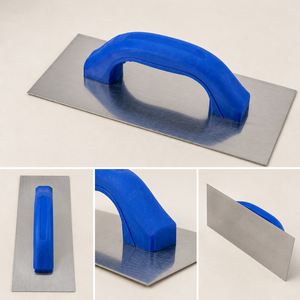 Truelle à plâtrer professionnelle Gurmala avec manche en plastique et base en acier pour la finition des murs et sols en ciment et mortier, maçonnerie - Product Image 2