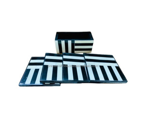 Posavasos de té con incrustaciones de hueso de venta superior seguro para artículos de uso doméstico de artesanía india para posavasos de diseño de lujo hechos a mano - Product Image 5